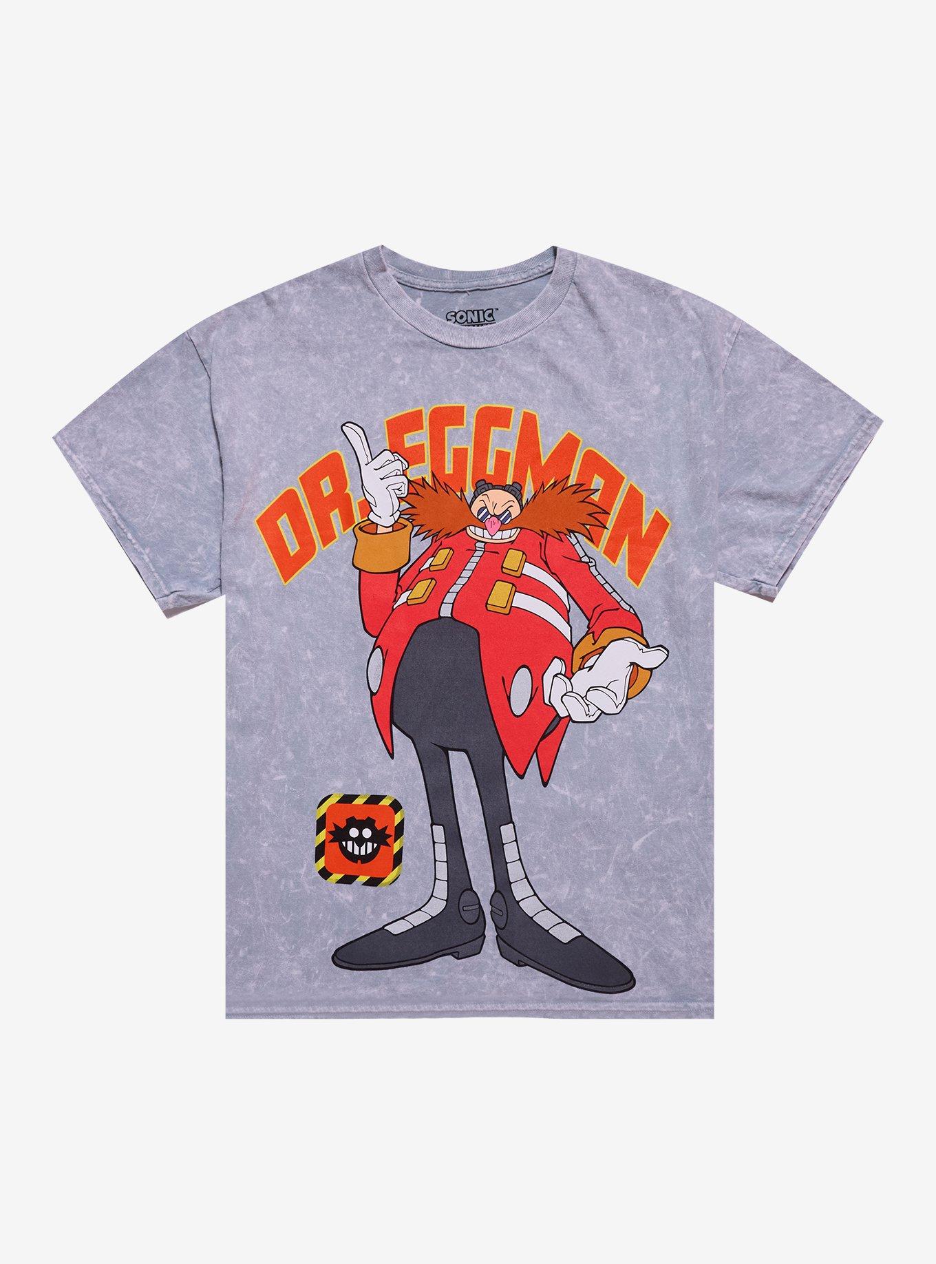 T-shirt Psg Homme Sonic The Hedgehog T-Shirt Homme | Black Chaos Hoops Doctor Eggman Graphic Tee Pour Adultes | Dr. Robotnik Distressed Vintage Game Haut à Manches Courtes | Cadeau De Vêtements