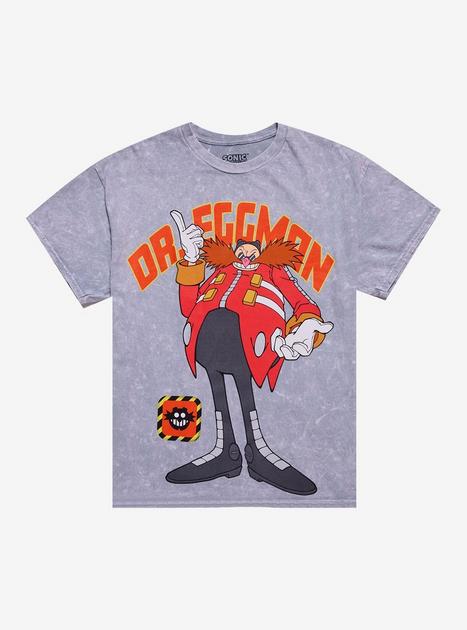Sonic The Hedgehog Eggman Mineral Wash T-Shirt Hot Topic