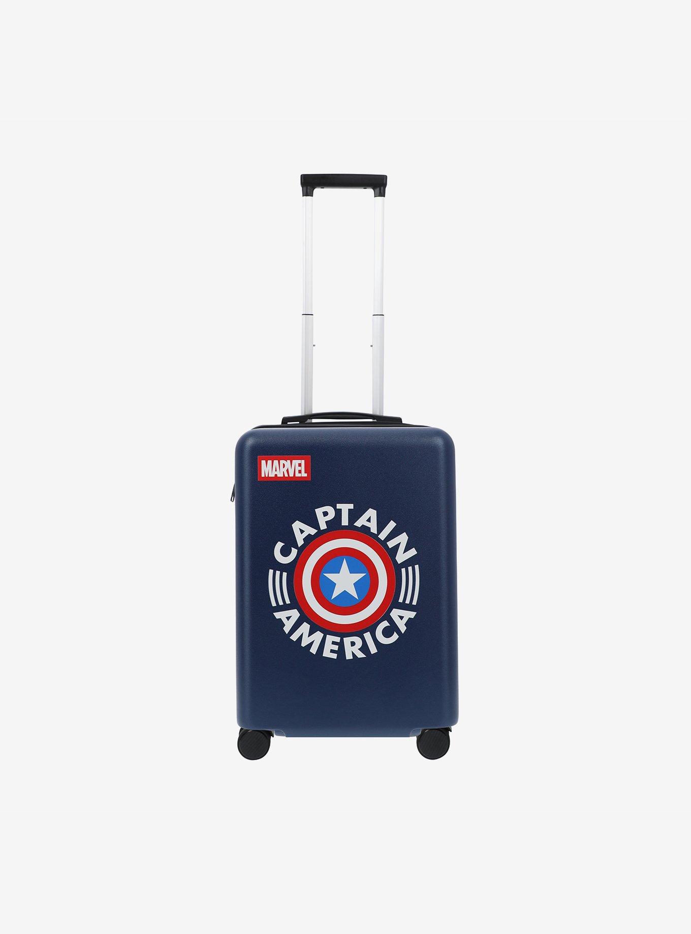 FUL Marvel Captain America Carry-On Luggage Blue, , hi-res