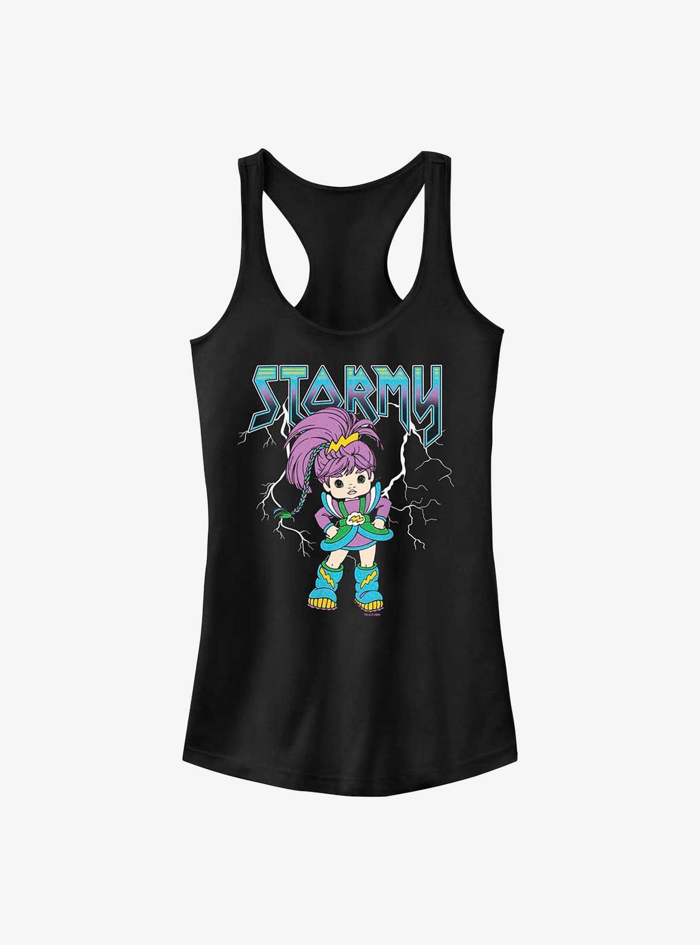 Rainbow Brite Metal Stormy Girls Tank, BLACK, hi-res