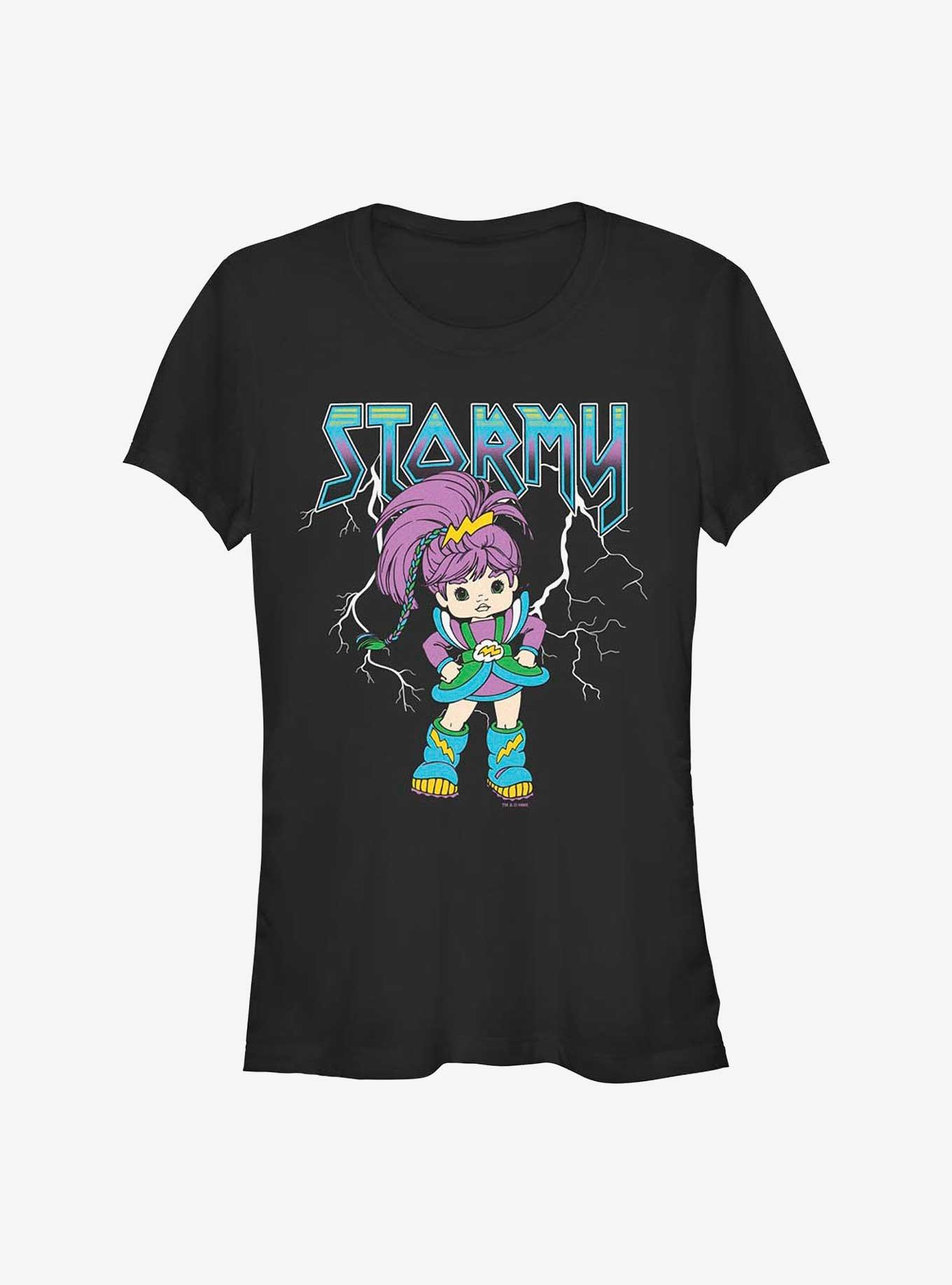 Rainbow Brite Metal Stormy Girls T-Shirt, BLACK, hi-res