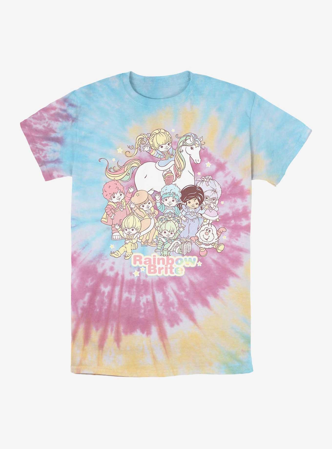 Rainbow Brite Pastel Party Tie-Dye T-Shirt, , hi-res