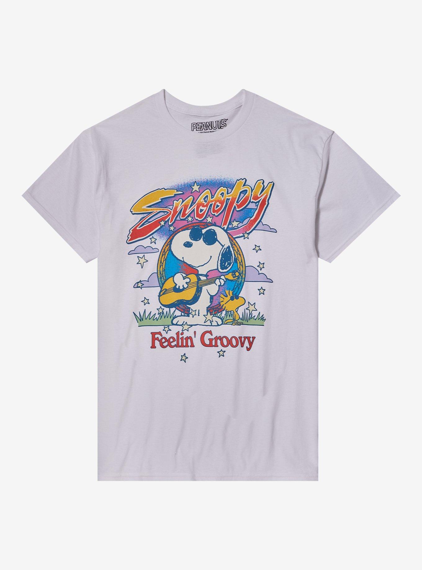 Peanuts Snoopy & Woodstock Feelin' Groovy T-Shirt, , hi-res