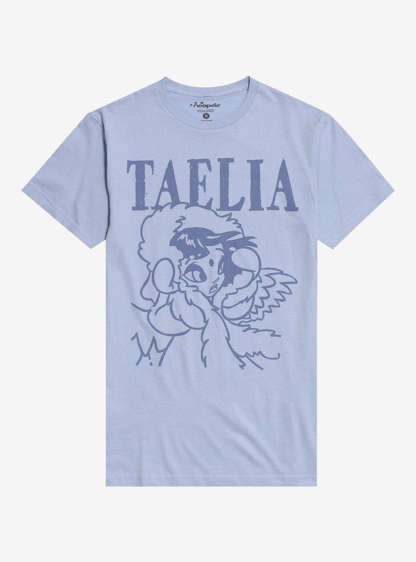 Neopets Taelia Outline T-Shirt, POWDER BLUE, hi-res