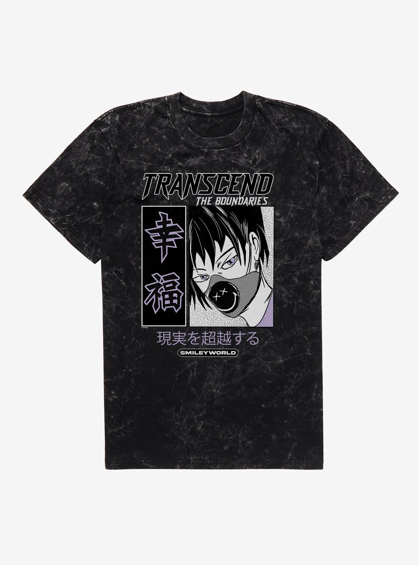 SmileyWorld Transcend Mineral Wash T-Shirt, BLACK MINERAL WASH, hi-res