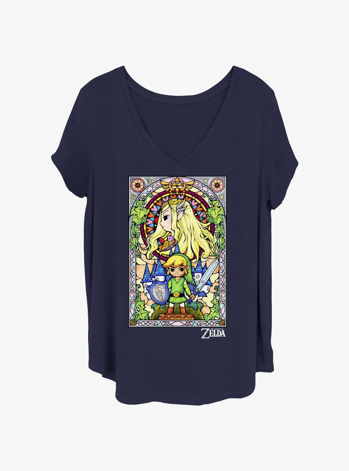 The Legend of Zelda Regal Glass Girls T-Shirt Plus Size, , hi-res