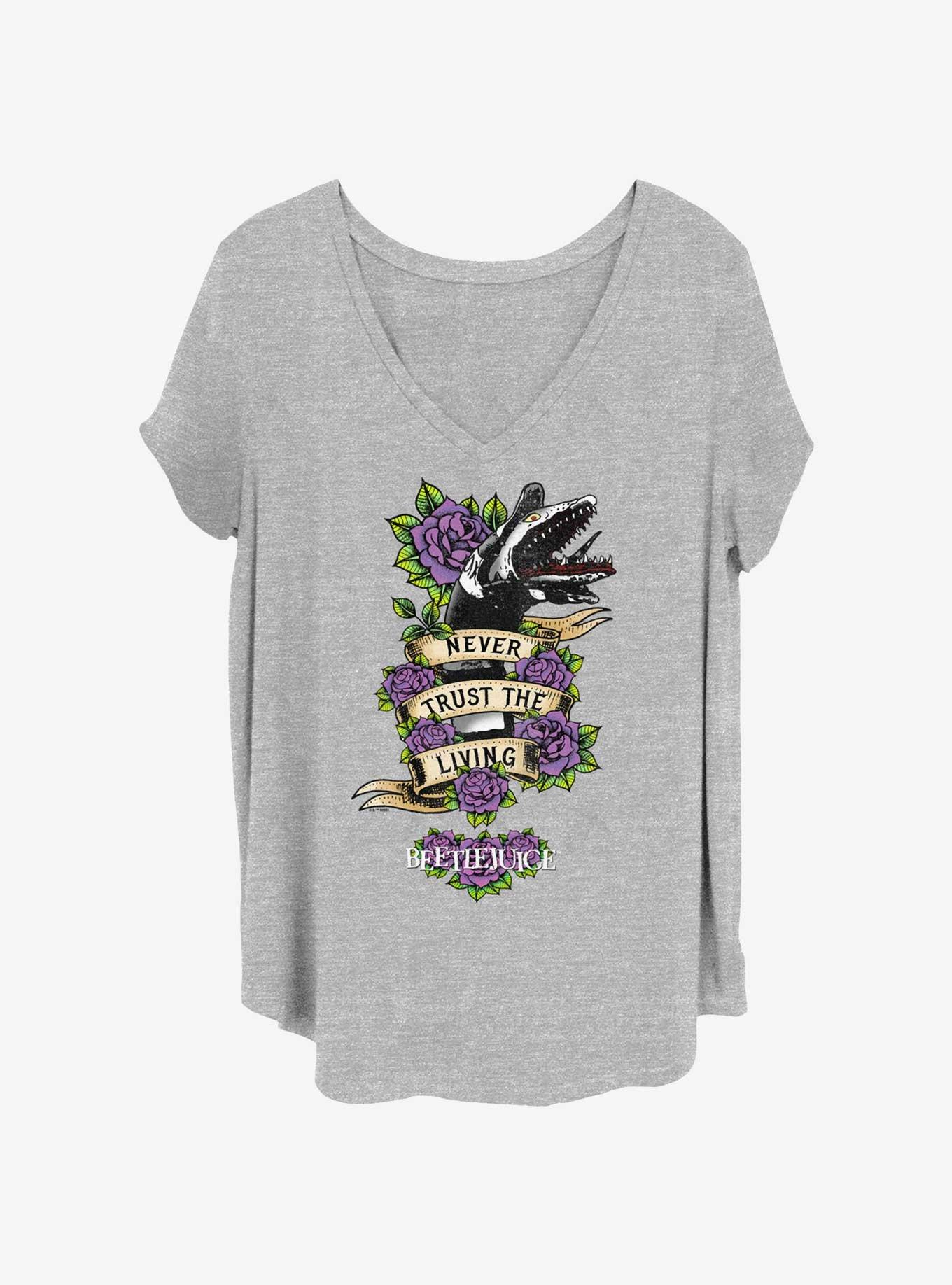 Beetlejuice Untrusting Sandworm Girls T-Shirt Plus Size