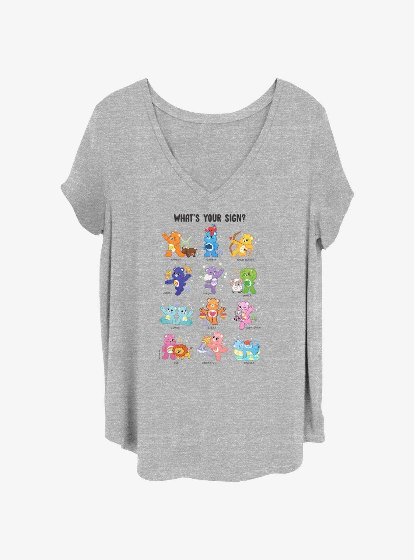 Care Bears What's Your Sign Girls T-Shirt Plus Size, , hi-res