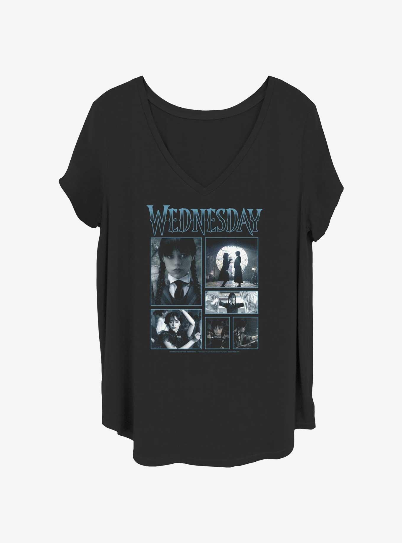 Wednesday Dancing Wednesday Girls T-Shirt Plus Size, BLACK, hi-res