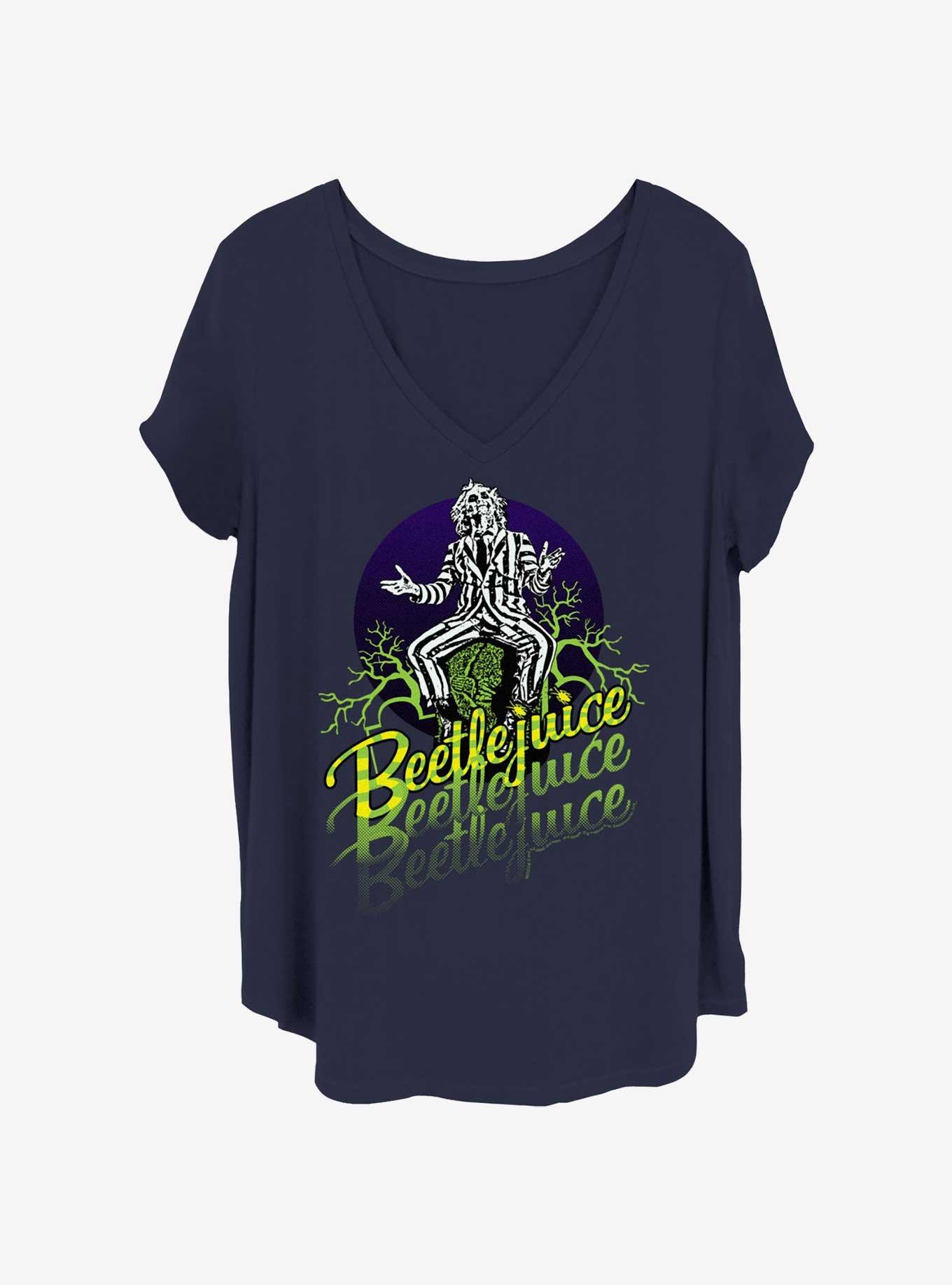 Beetlejuice Repeat Girls T-Shirt Plus Size