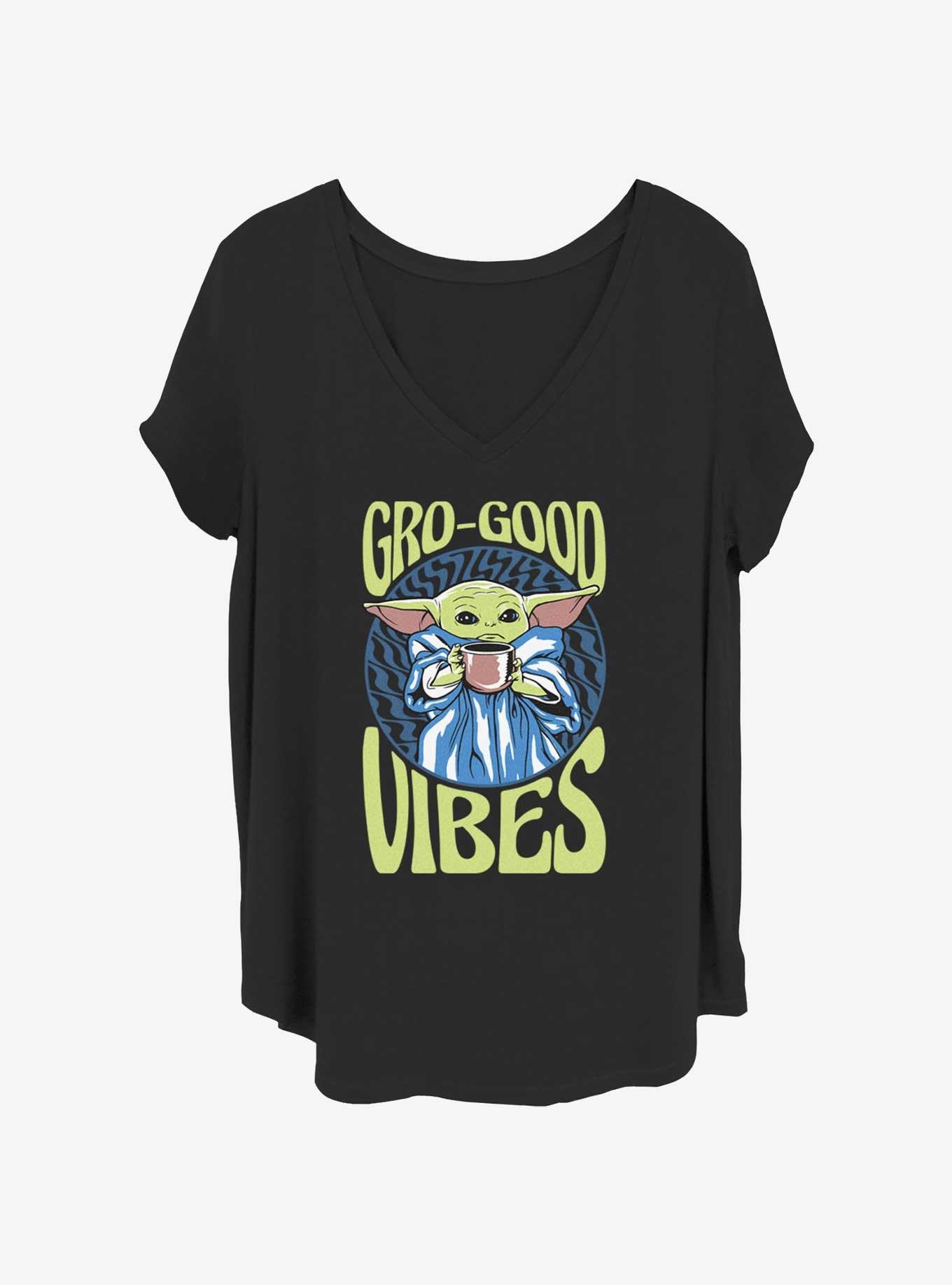 Star Wars The Mandalorian Grogu Trippy Girls T-Shirt Plus Size, , hi-res