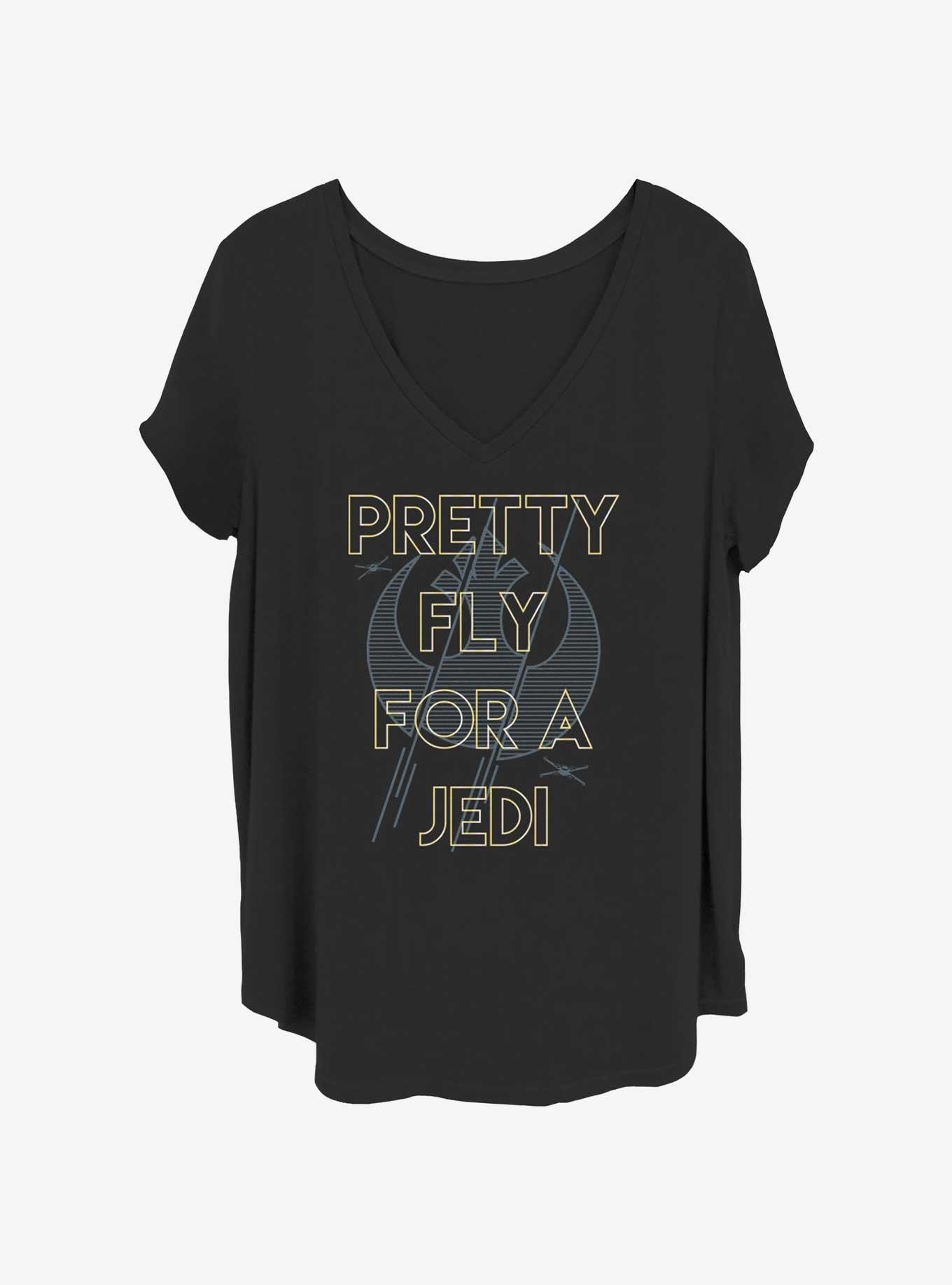 Star Wars Pretty Fly Jedi Girls T-Shirt Plus Size