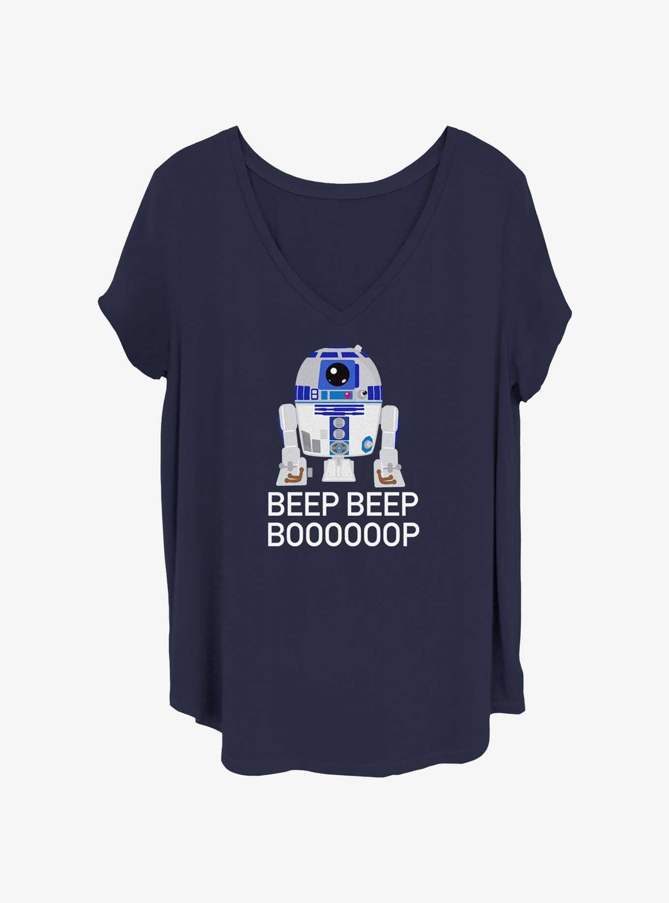 Star Wars R2D2 Beep Beep Boooop Girls T-Shirt Plus Size