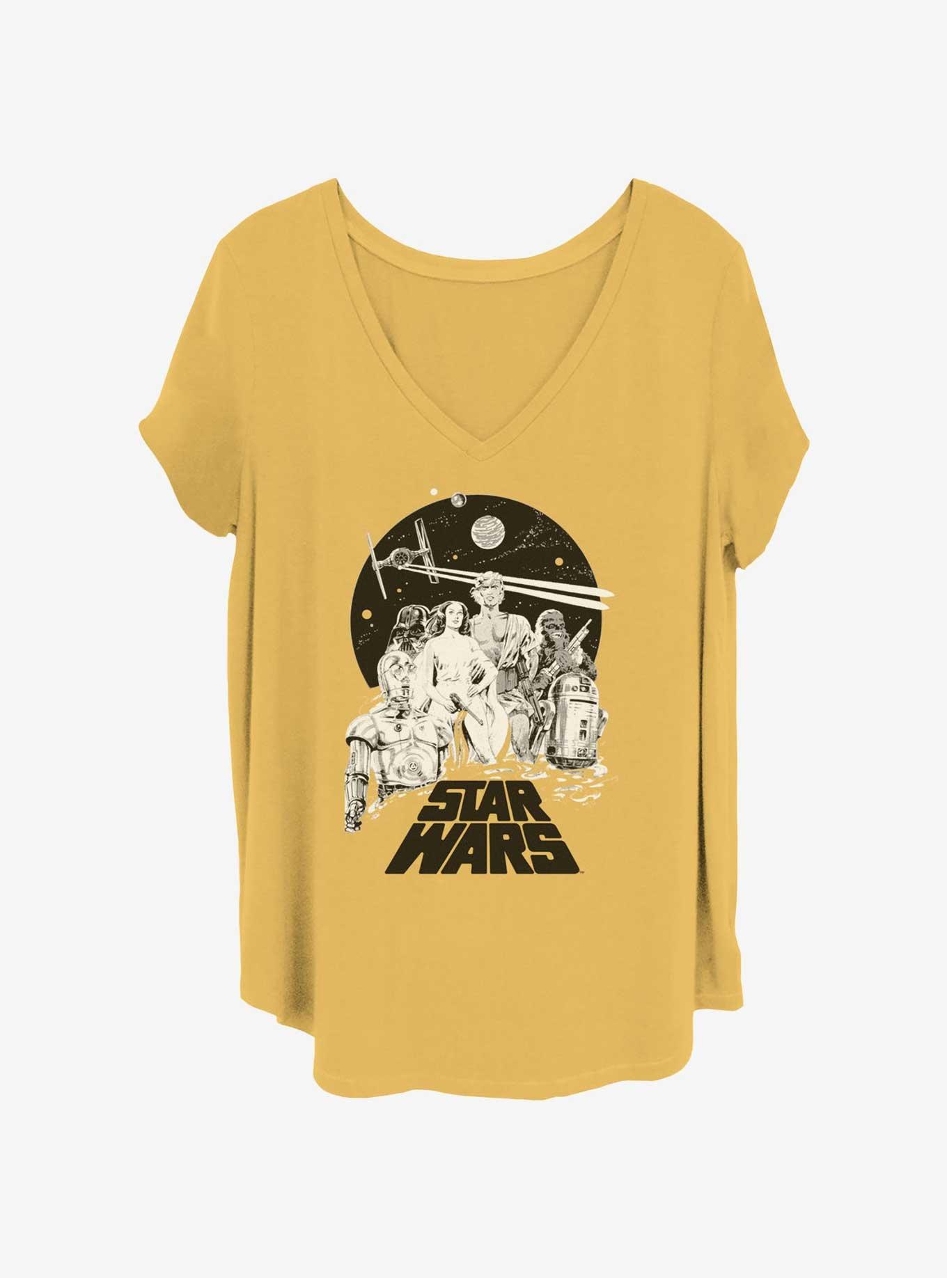 Star Wars Rebel Crew Tonal Girls T-Shirt Plus Size