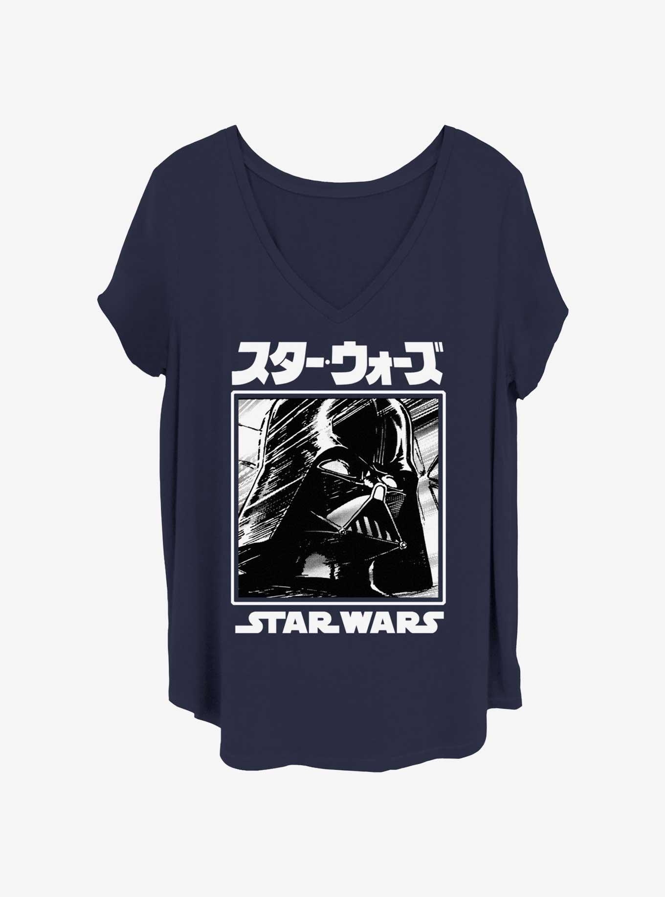 Star Wars Vader Pilot Girls T-Shirt Plus Size, NAVY, hi-res