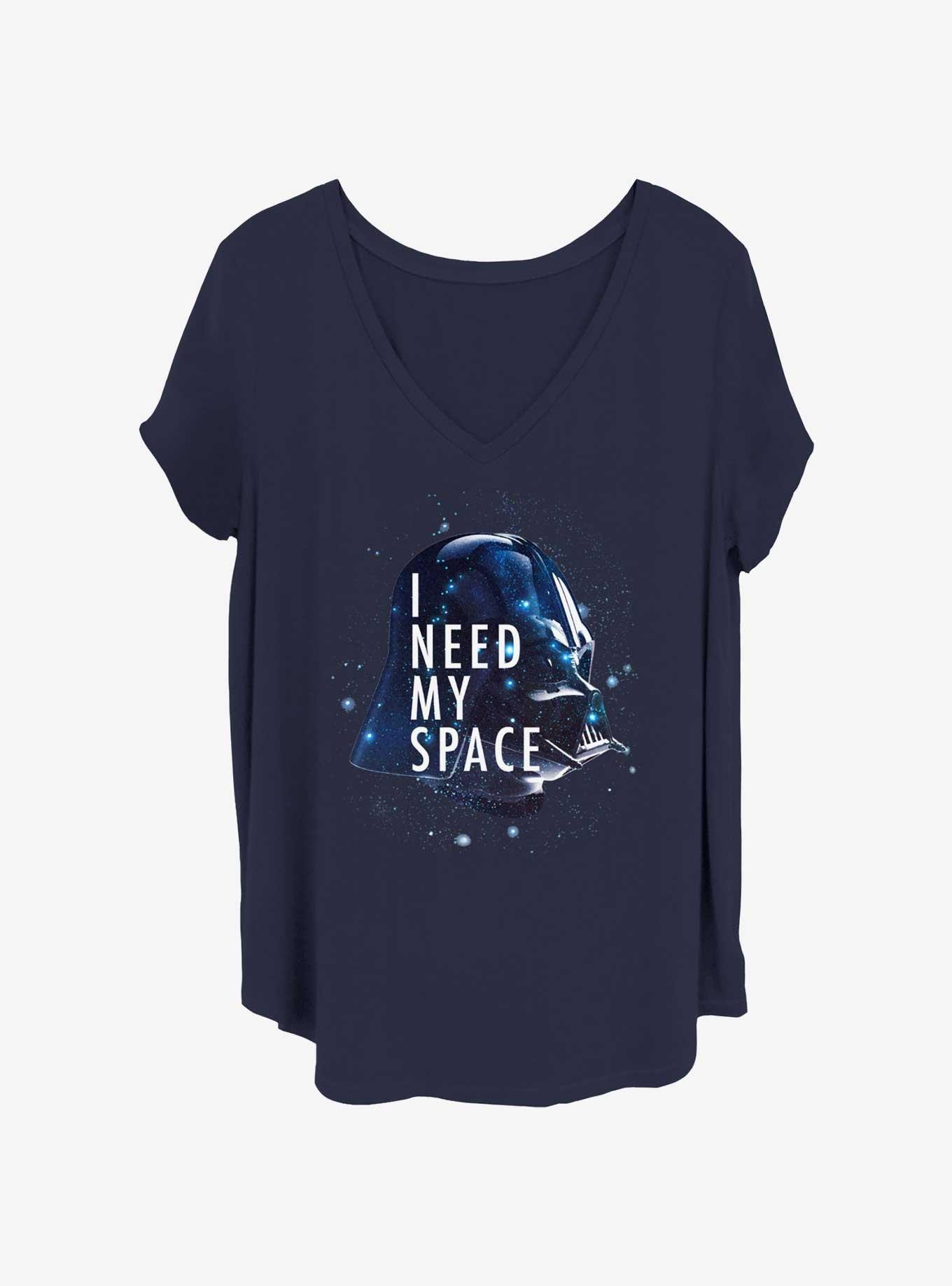 Star Wars Vader Needs Space Girls T-Shirt Plus Size