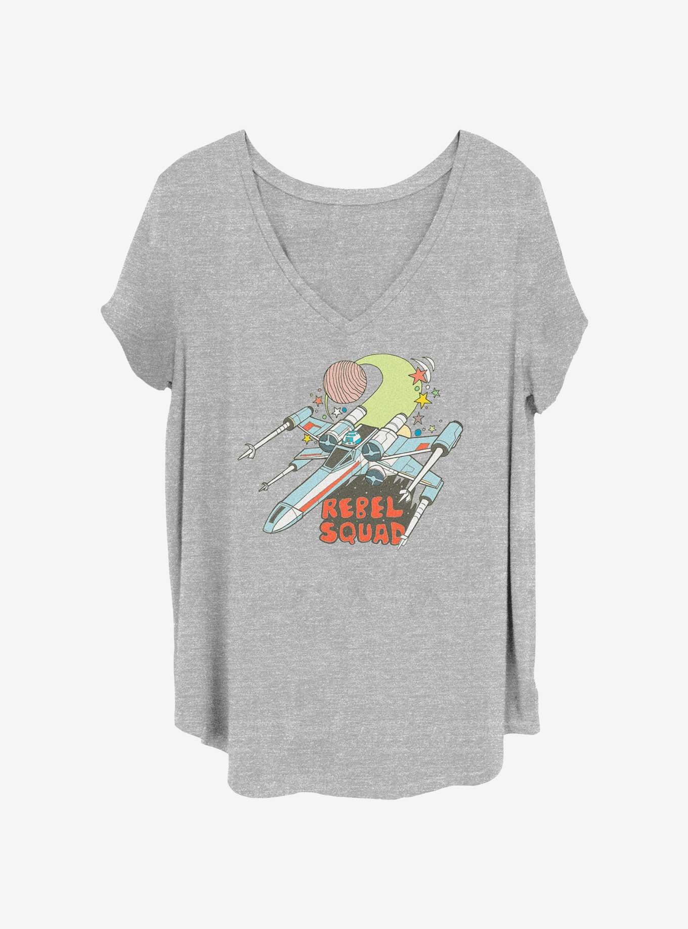 Star Wars Rebel Sticker Girls T-Shirt Plus Size, , hi-res