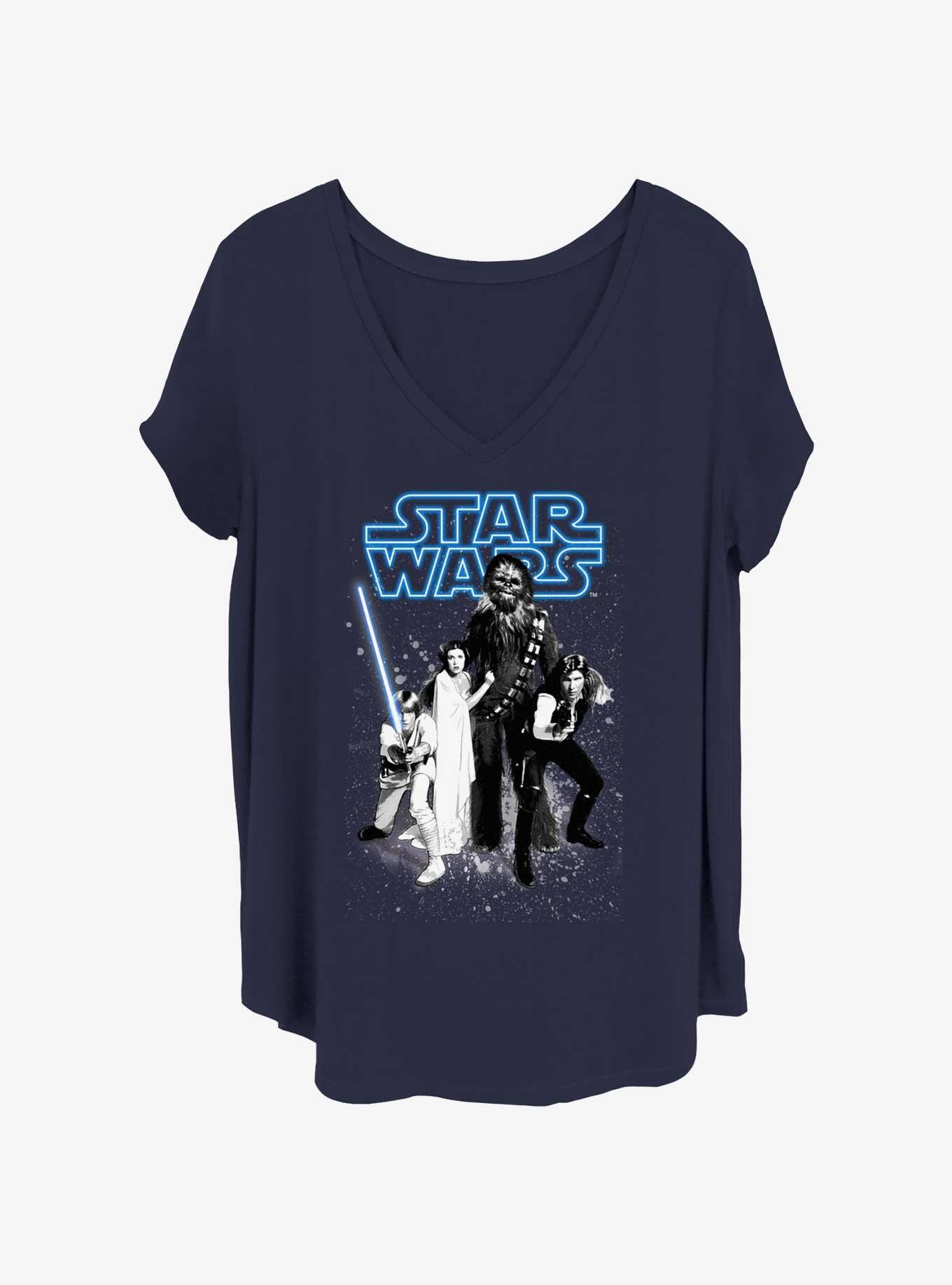 Star Wars Fab Four Girls T-Shirt Plus Size