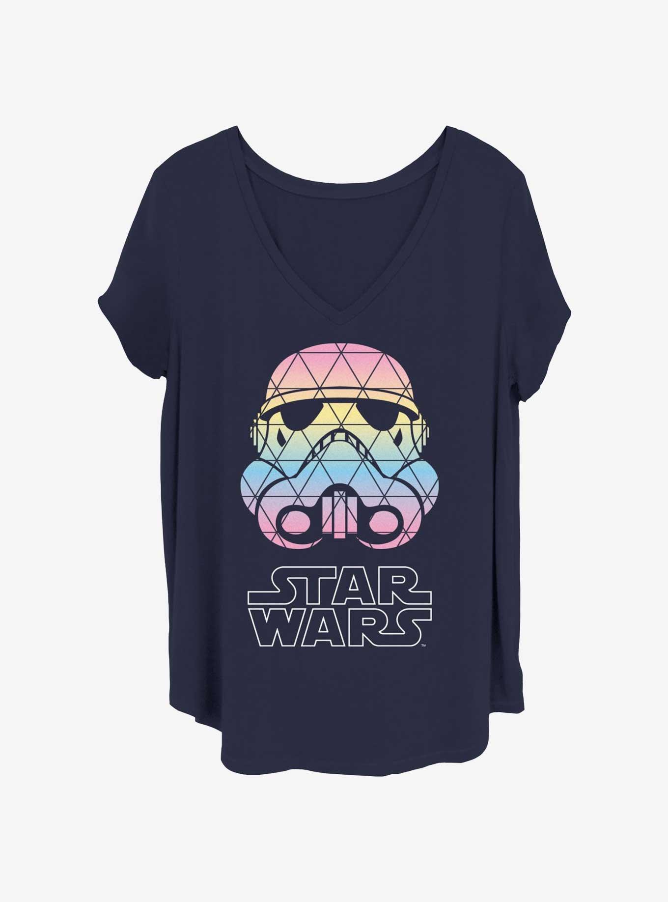 Star Wars Trooper Ombre Girls T-Shirt Plus Size, NAVY, hi-res