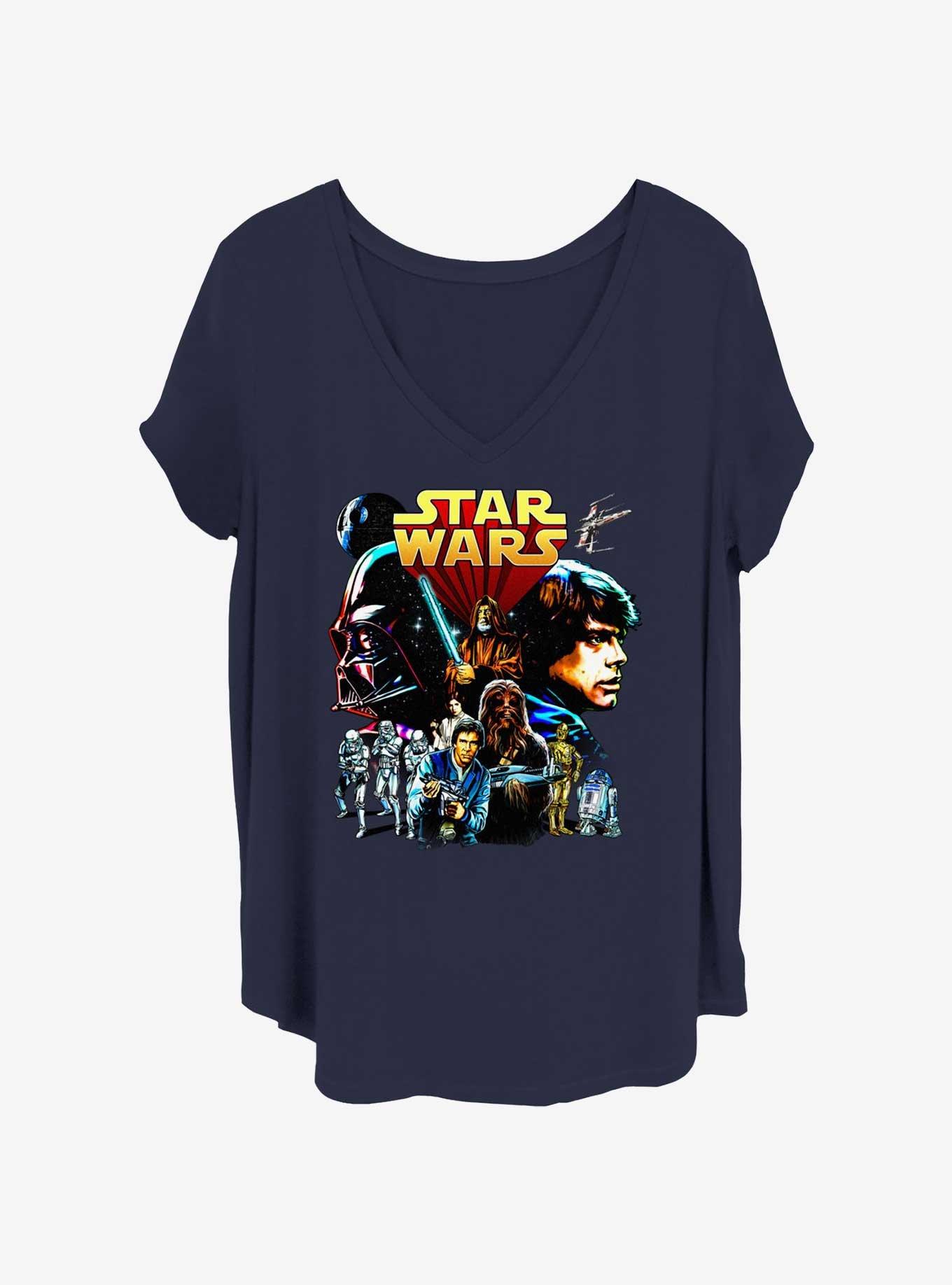 Star Wars Group Girls T-Shirt Plus Size
