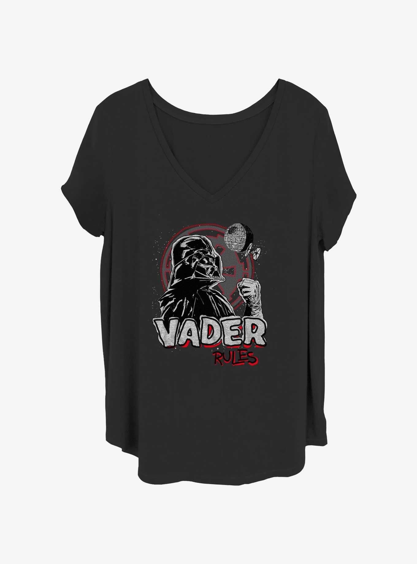 Star Wars Vador Rules Girls T-Shirt Plus Size