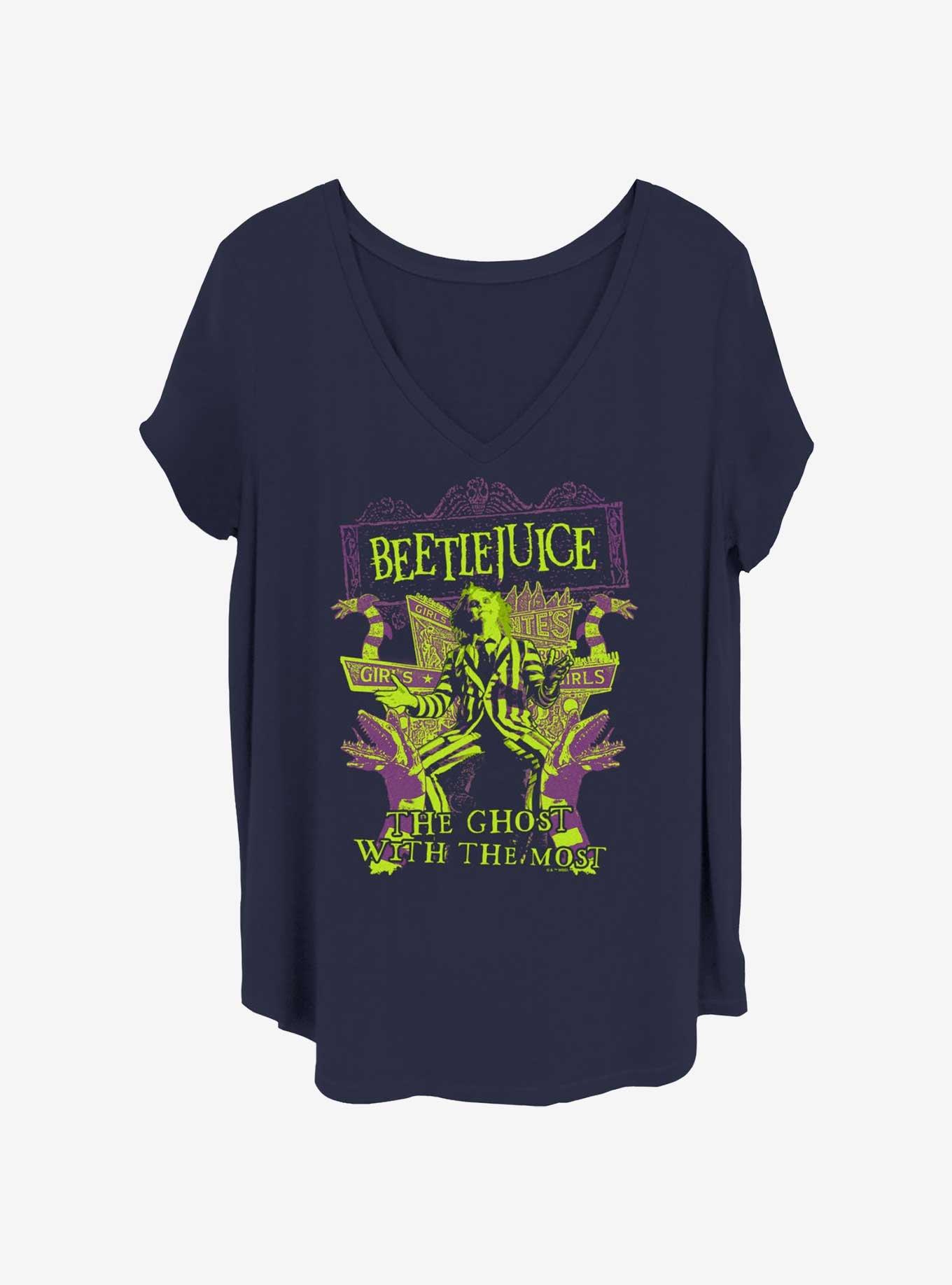 Beetlejuice Welcome Girls T-Shirt Plus Size