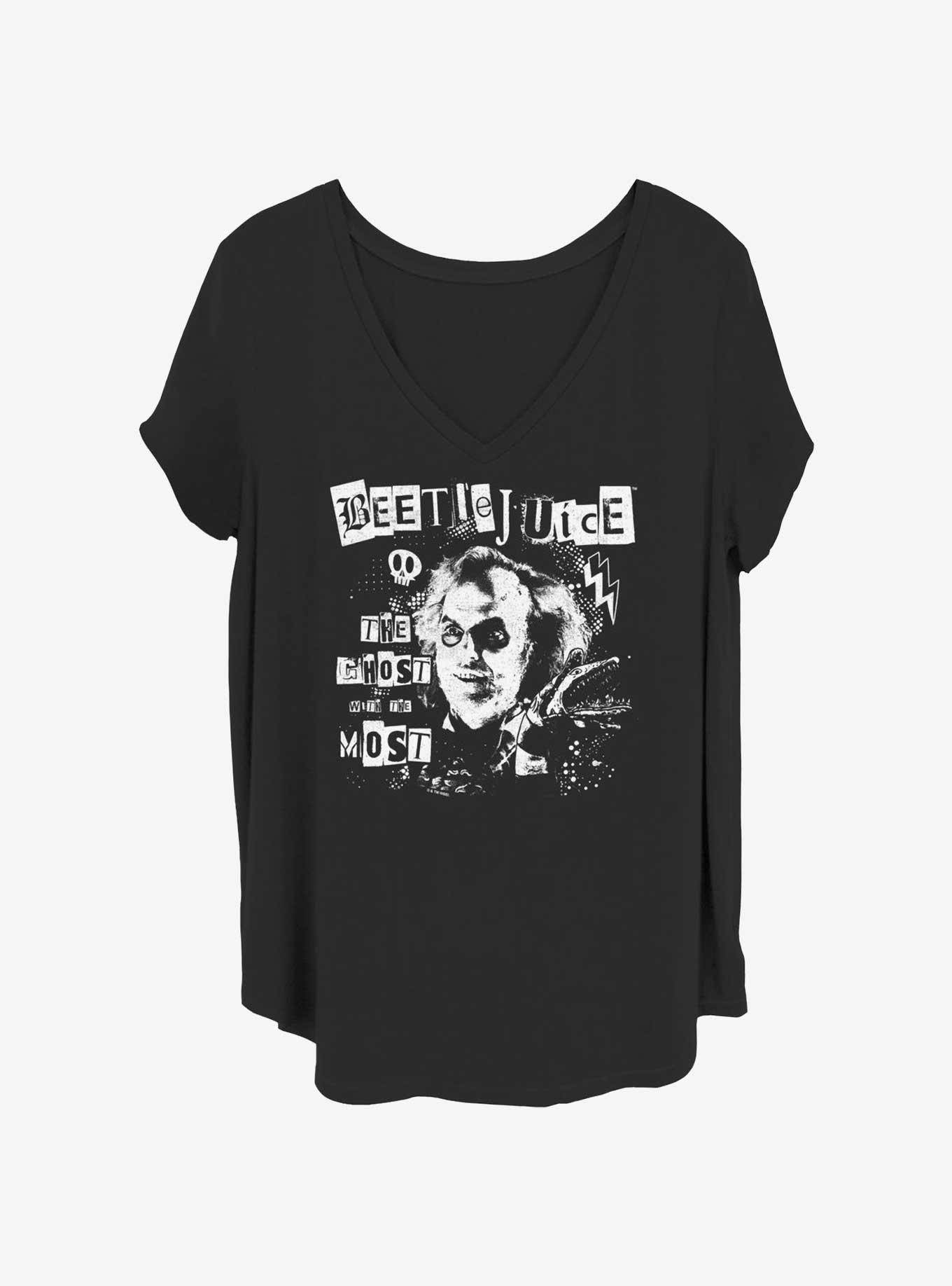 Beetlejuice Punk Girls T-Shirt Plus Size