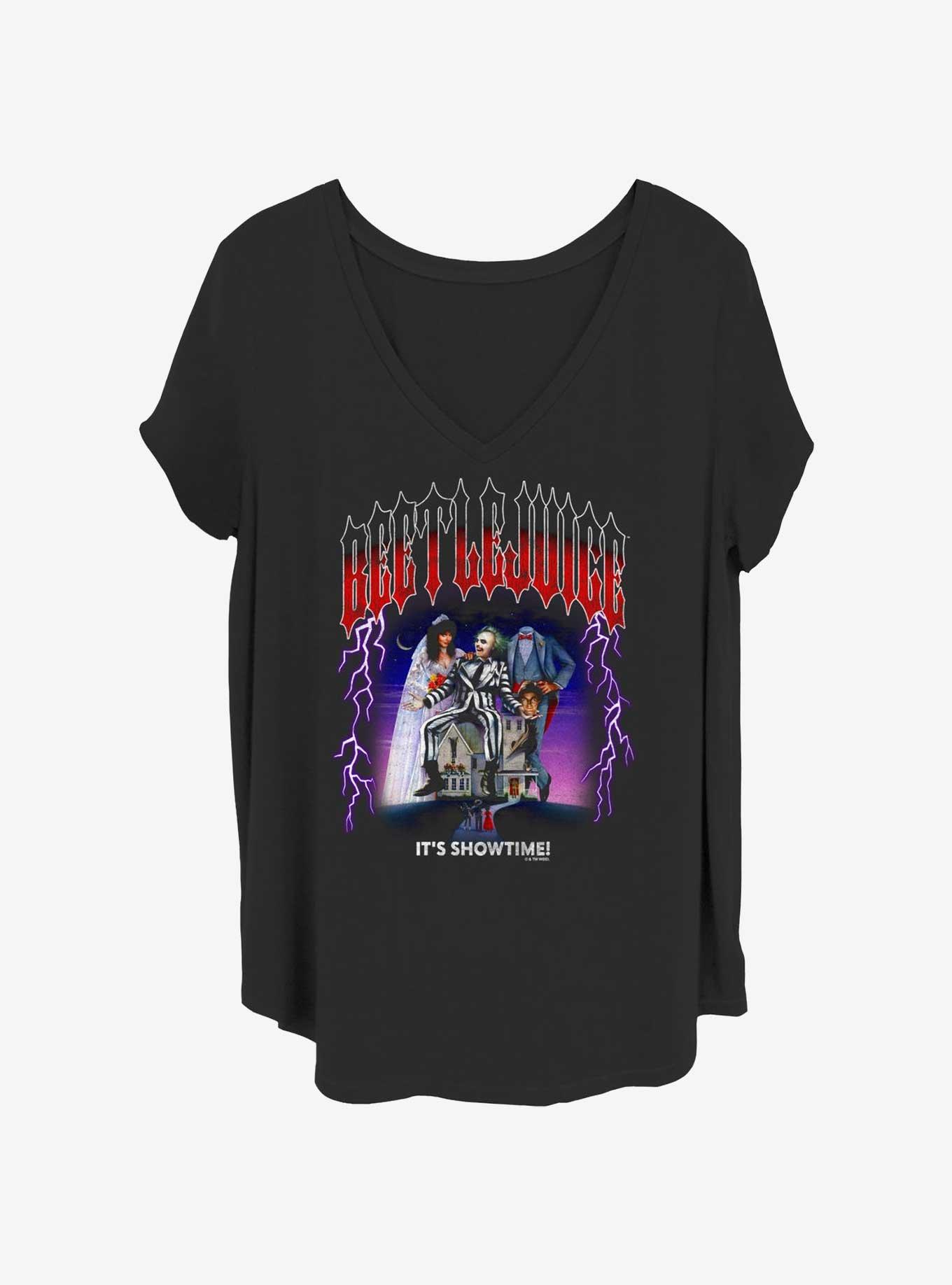 Beetlejuice Beetle Lightning Girls T-Shirt Plus Size