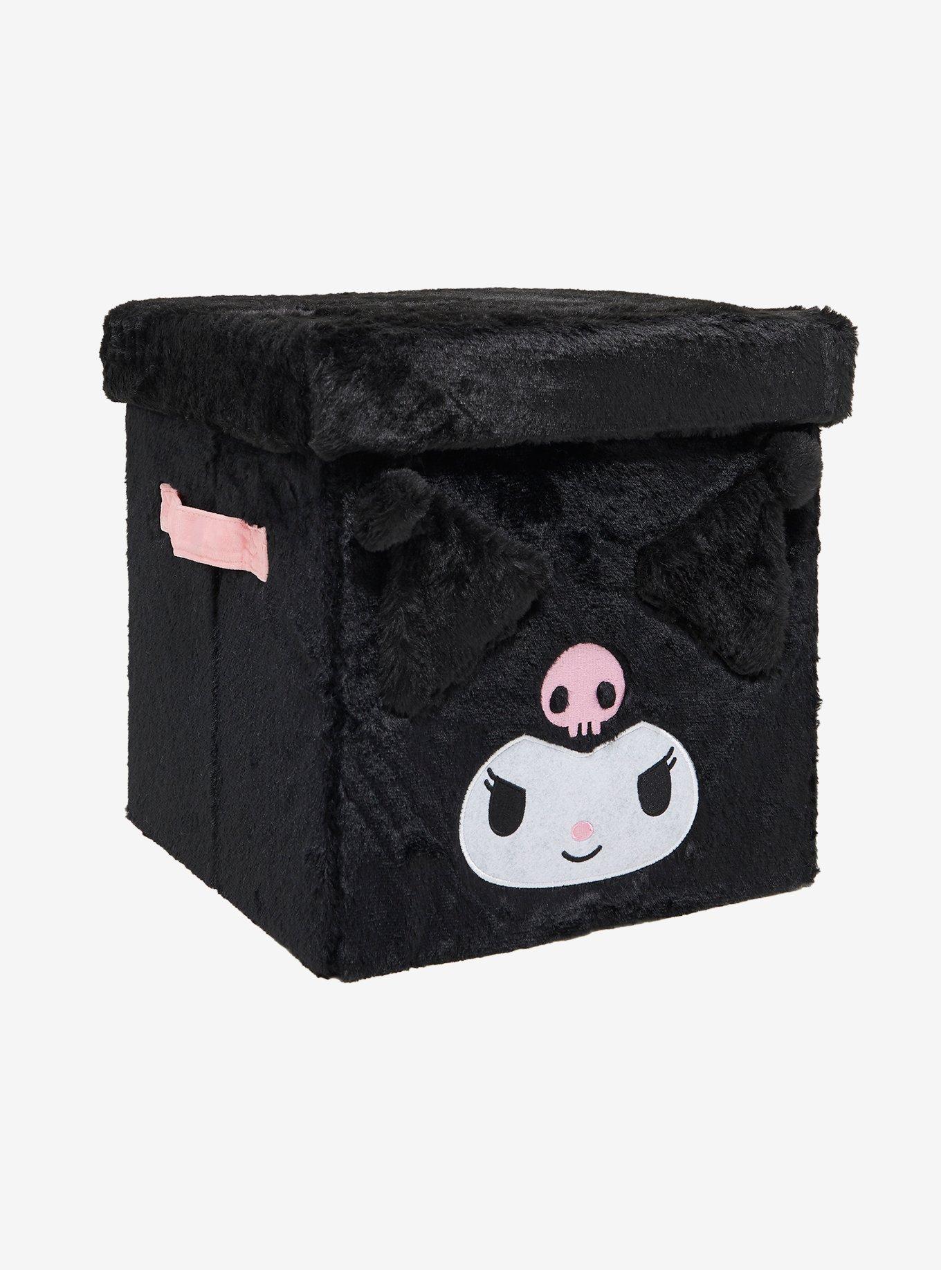 Sanrio Kuromi Collapsible Plush Storage Bin, , hi-res