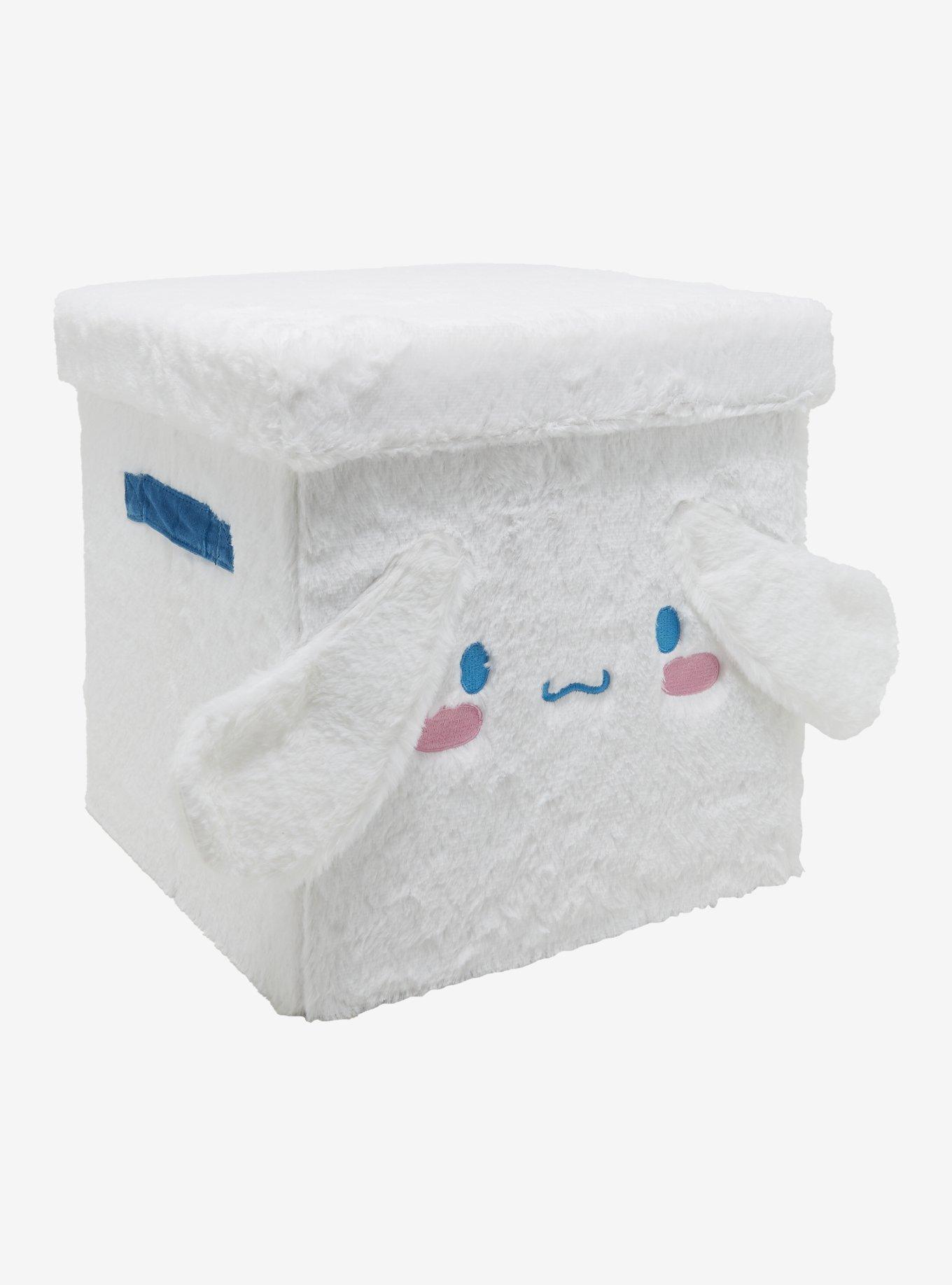 Sanrio Cinnamoroll Collapsible Plush Storage Bin, , hi-res