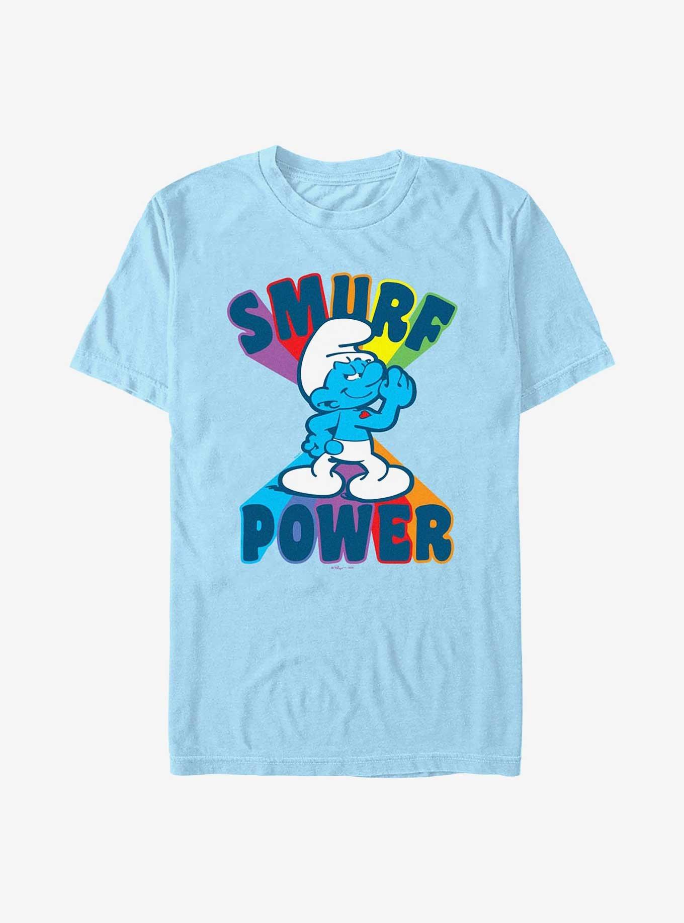 The Smurfs Smurf Power T-Shirt, LT BLUE, hi-res