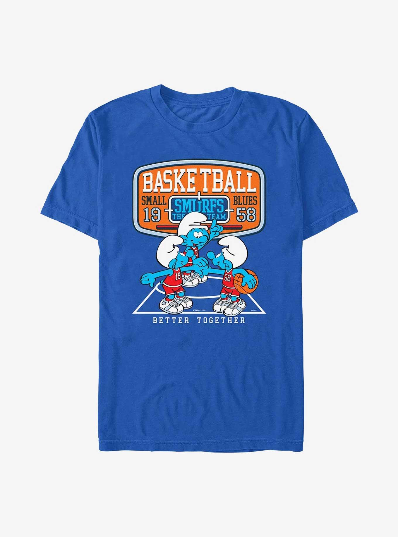 The Smurfs Better Together Smurfs T-Shirt, ROYAL, hi-res