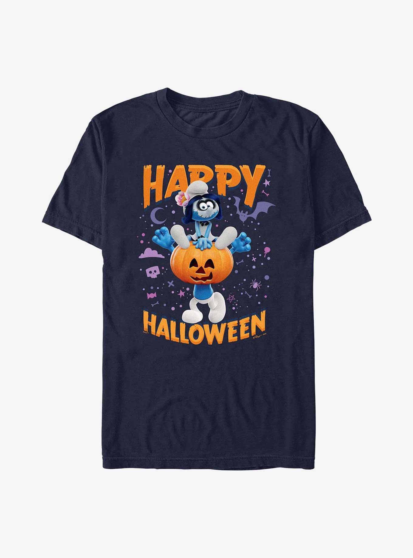 The Smurfs Happy Halloween Smurf T-Shirt, NAVY, hi-res