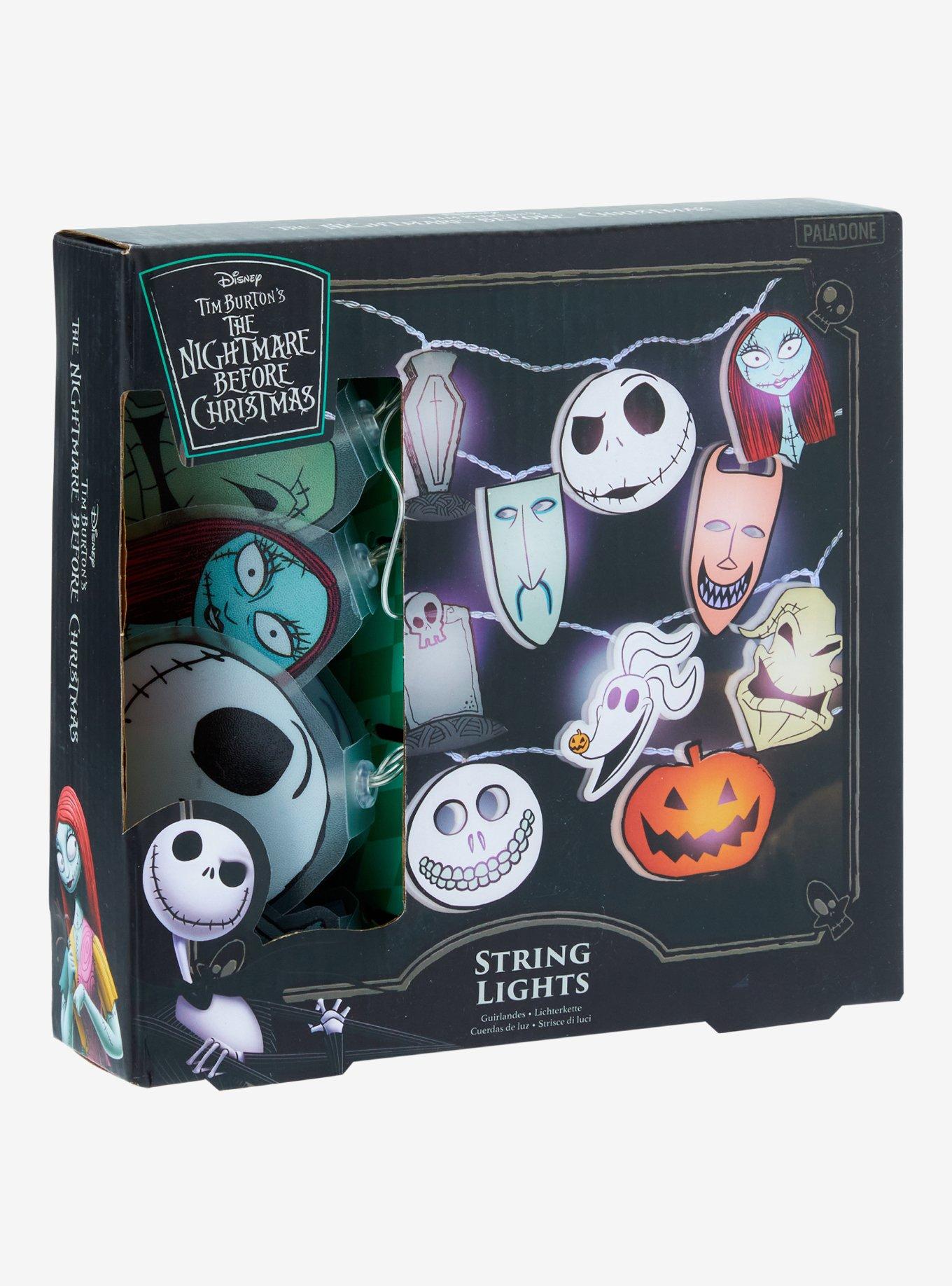 The Nightmare Before Christmas Character Face String Lights, , hi-res