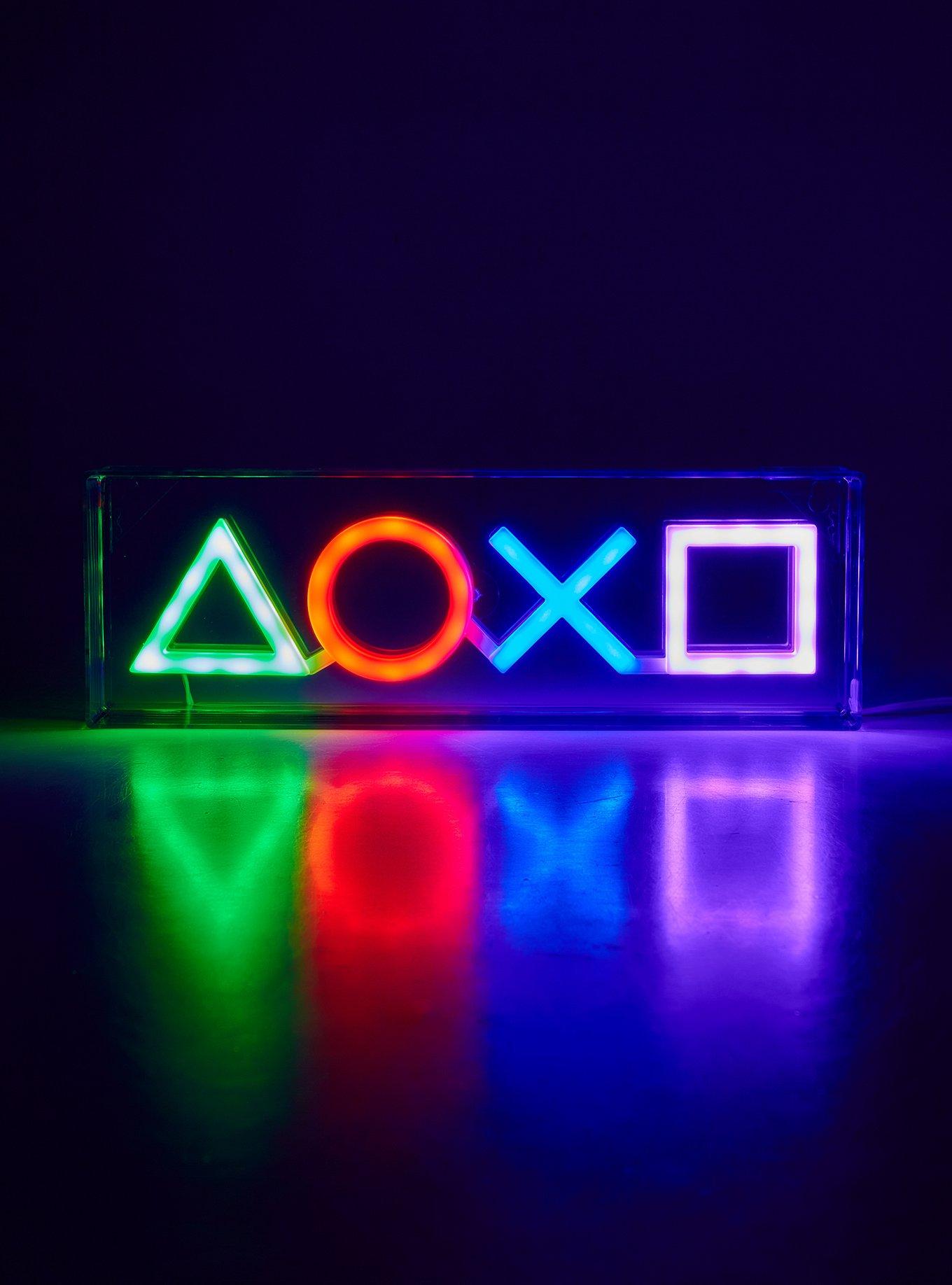 PlayStation Icons LED Neon Light, , hi-res