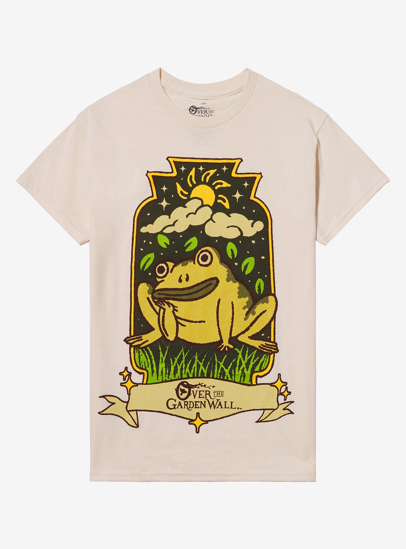 Over The Garden Wall Frog Tarot Card Boyfriend Fit Girls T-Shirt, , hi-res