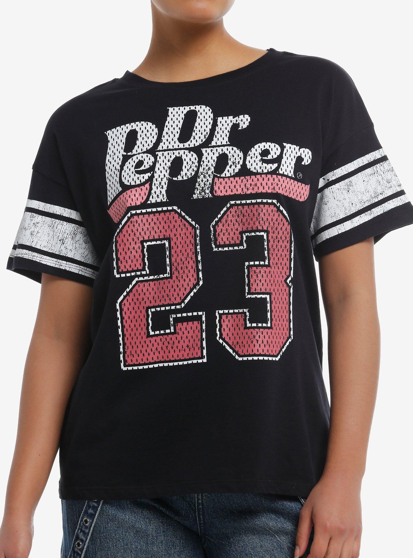 Dr. Pepper 23 Varsity Stripe Girls T-Shirt, , hi-res