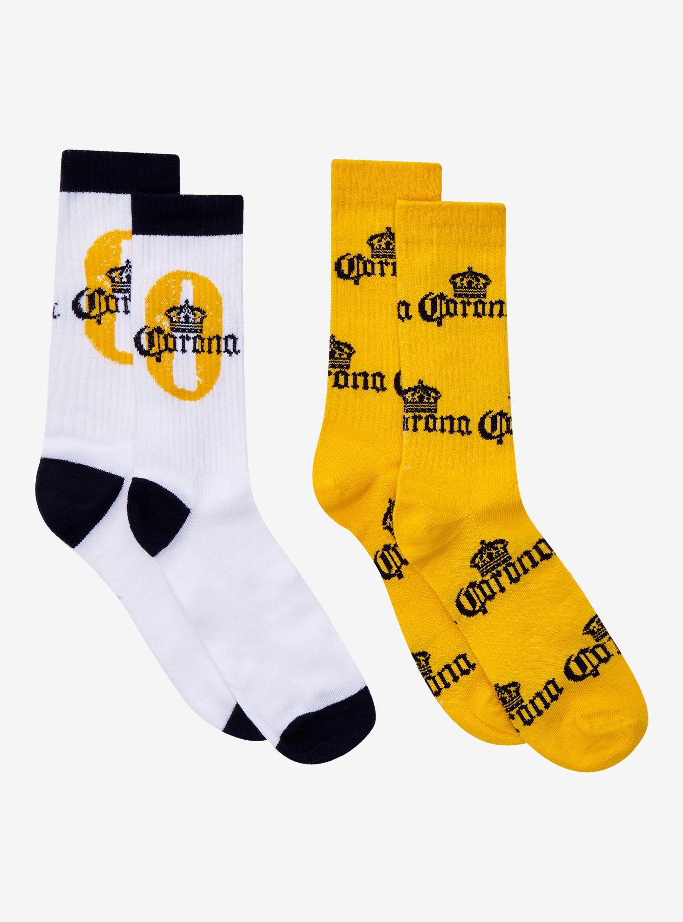 Corona Logo Crew Socks 2 Pair, , hi-res