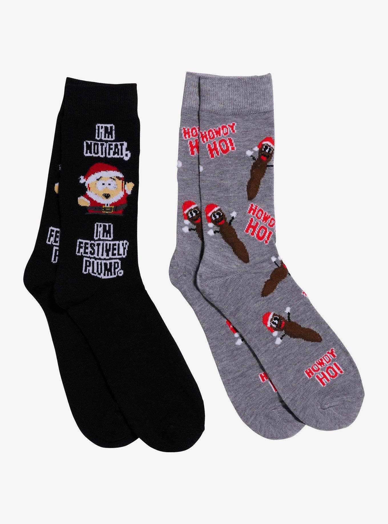 South Park Cartman Mr. Hankey Crew Socks 2 Pair, , hi-res