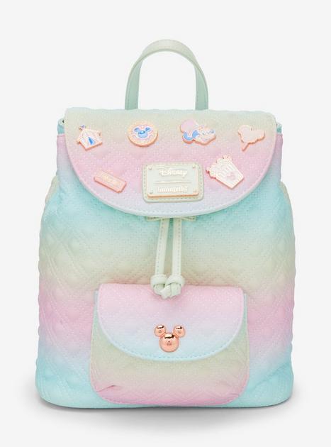 New Loungefly Mickey Mouse & Friends Pink Ombré Mini Backpack The New Loungefly Disney Drop You main image 4