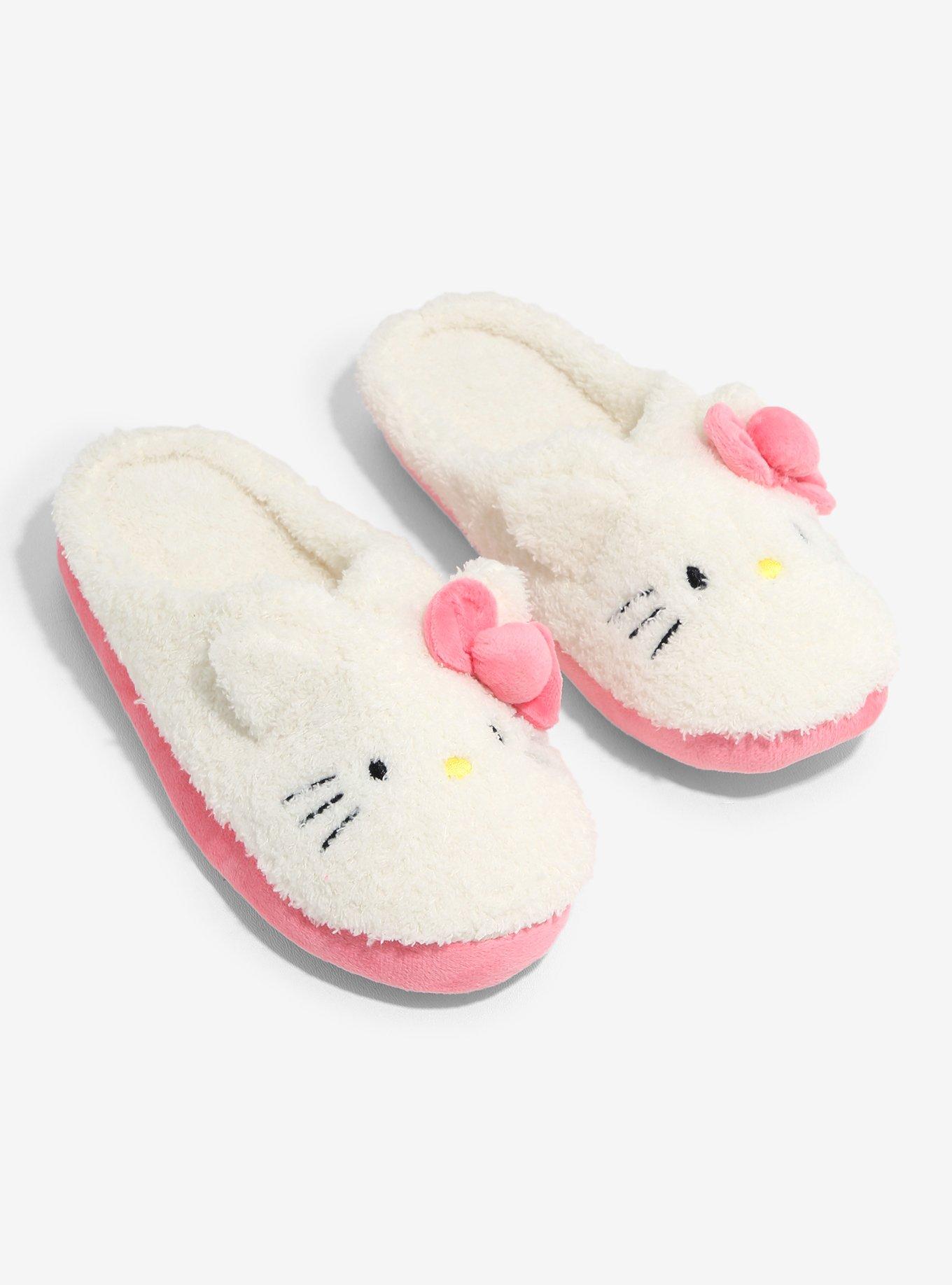 Hello Kitty Sherpa Slippers, , hi-res