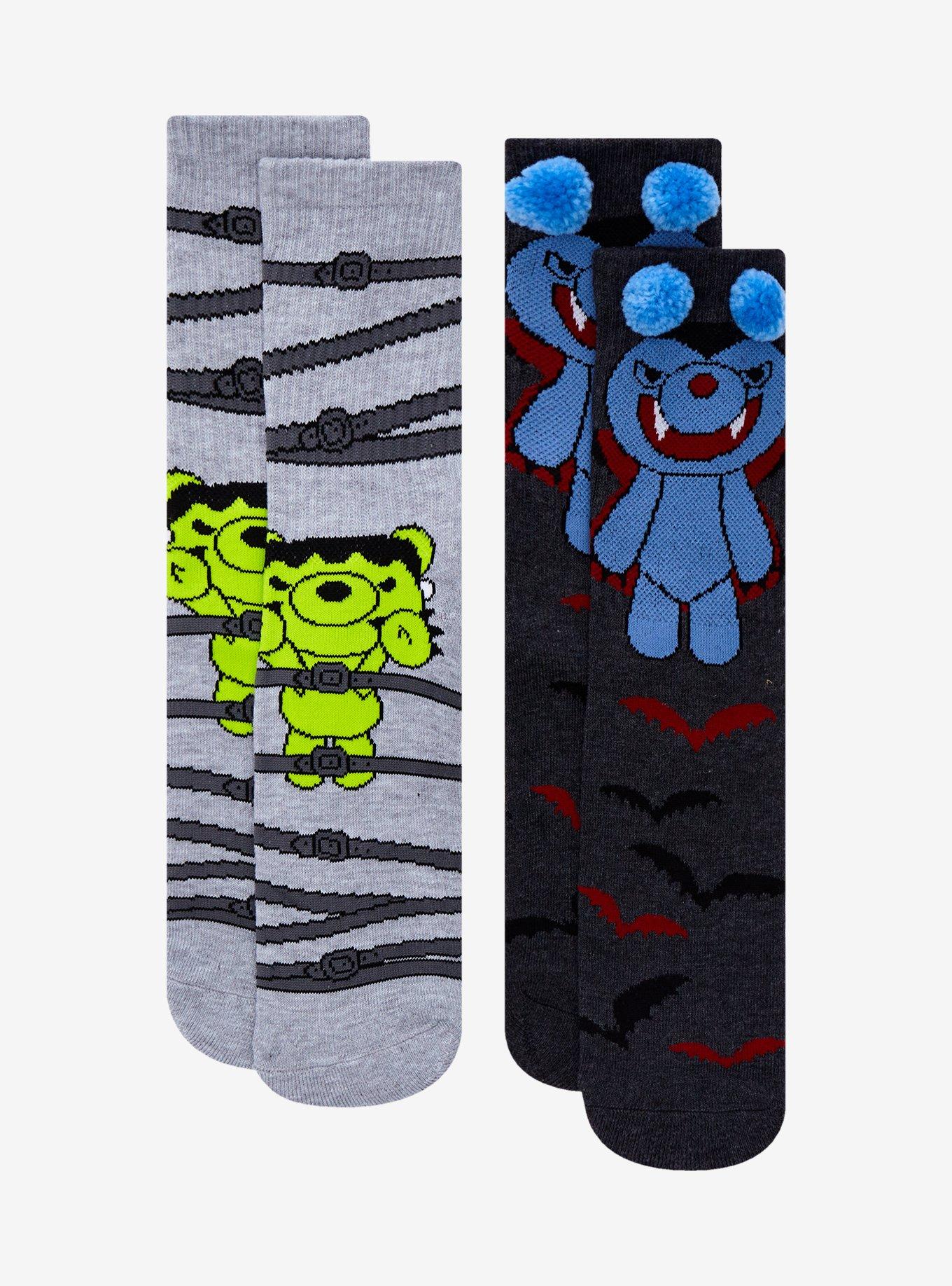 Kreepy Collectibles Deddy Bears Crew Socks 2 Pair, , hi-res