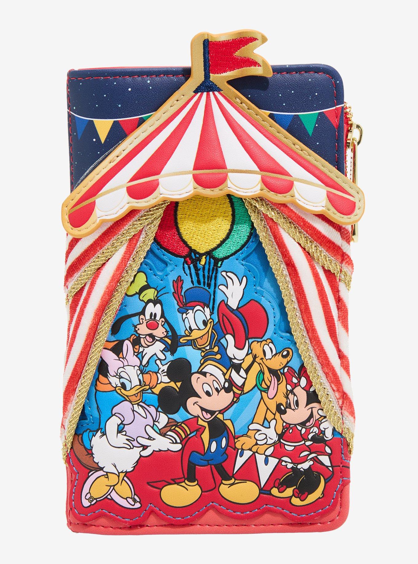 Loungefly Disney Mickey & Friends Circus Tent Wallet - BoxLunch Exclusive
