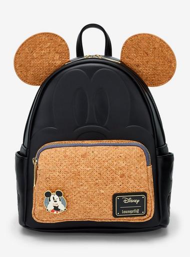 Loungefly Disney Mickey Mouse Cork Ears Pin Display Mini Backpack