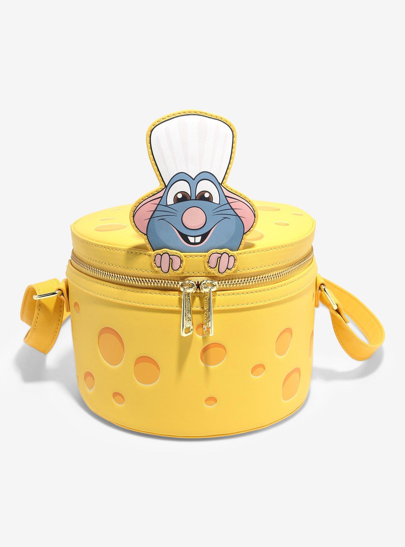 Loungefly Disney Pixar Ratatouille Remy Cheese Wheel Strawberry Scented Crossbody Bag — BoxLunch Exclusive, , hi-res