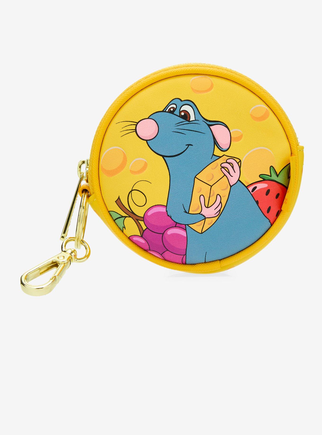 Loungefly Disney Pixar Ratatouille Remy Cheese Wheel Strawberry Scented Coin Purse - BoxLunch Exclusive, , hi-res