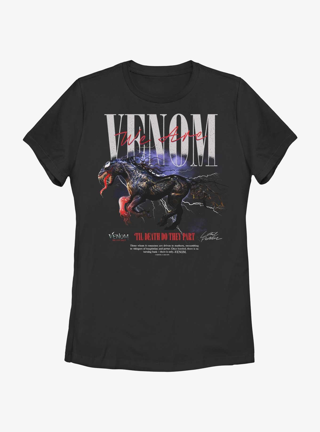 Marvel Venom: The Last Dance Horse Symbiote Womens T-Shirt, BLACK, hi-res