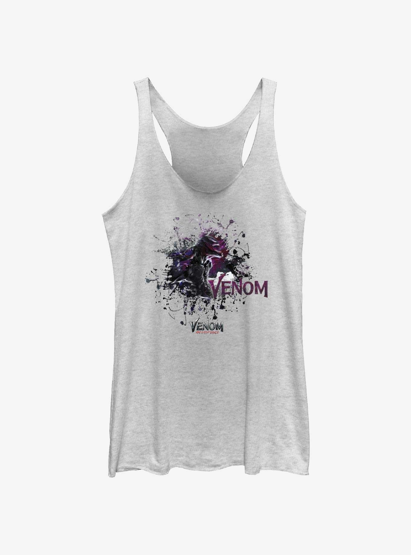 Marvel Venom Venom Splash Girls Raw Edge Tank