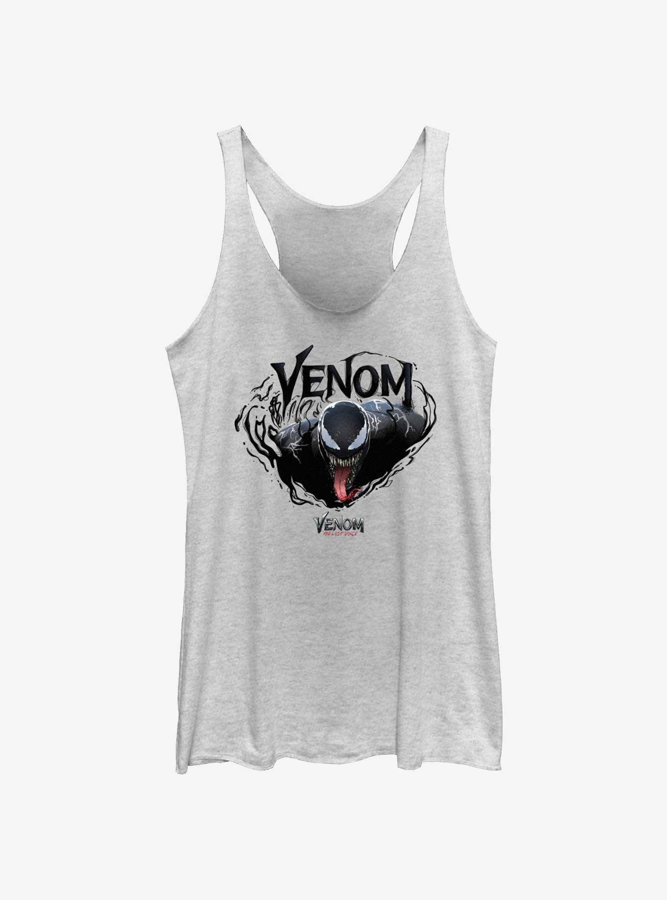 Marvel Venom Venom Face Girls Raw Edge Tank