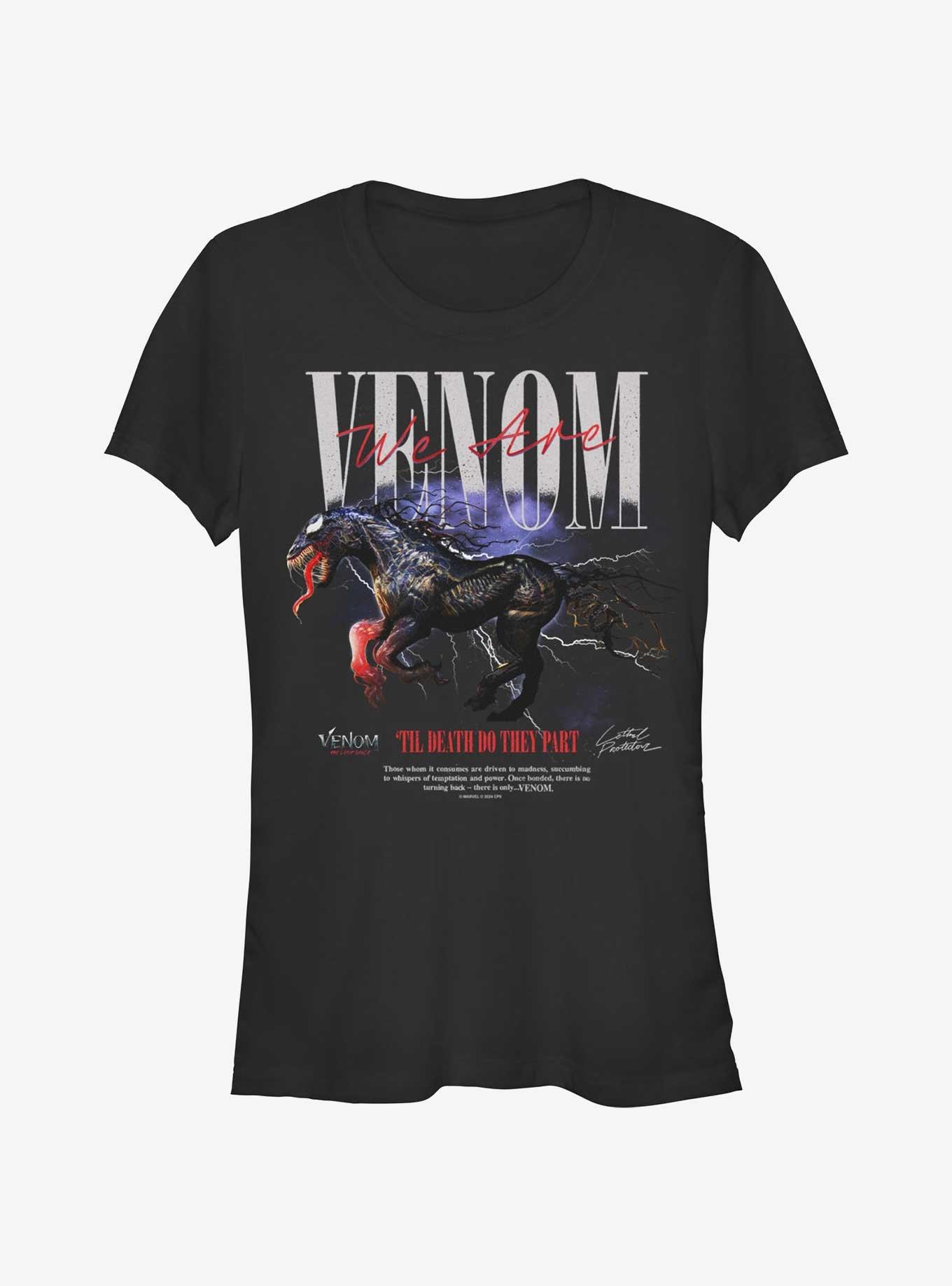 Marvel Venom Cowboy Symbiote Girls T-Shirt, BLACK, hi-res
